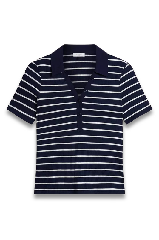Merle Striped Ribbed Shirt