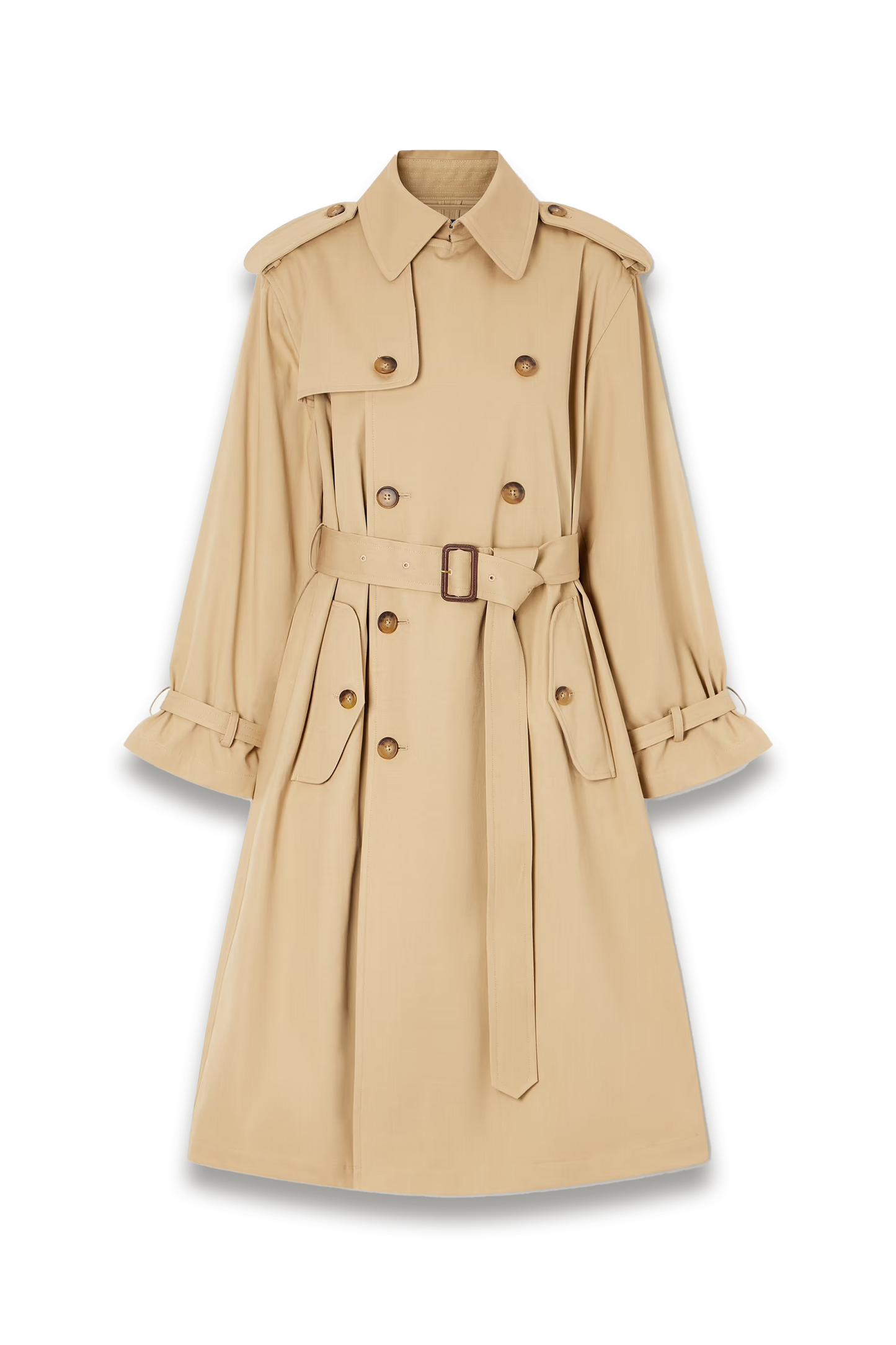 Belted Cotton-gabardine Trench Coat