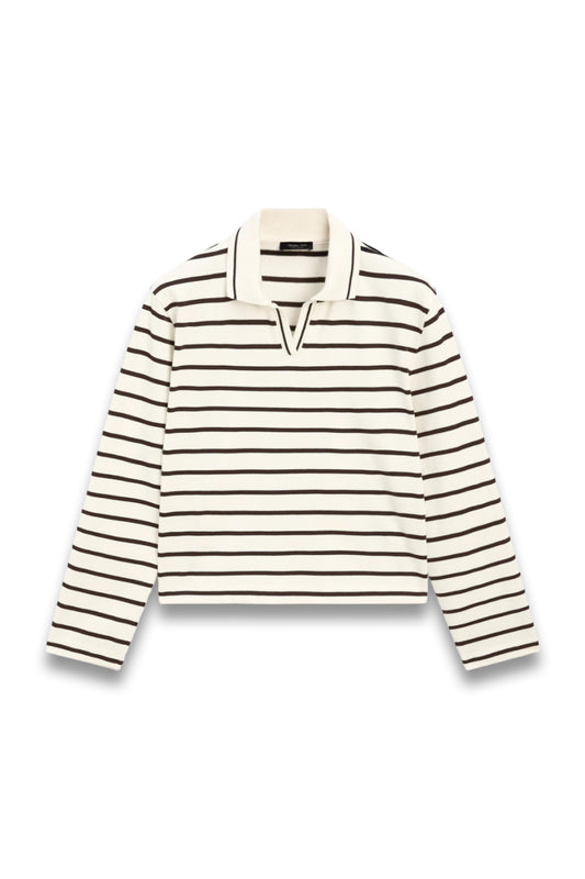100% Cotton Striped Polo Shirt
