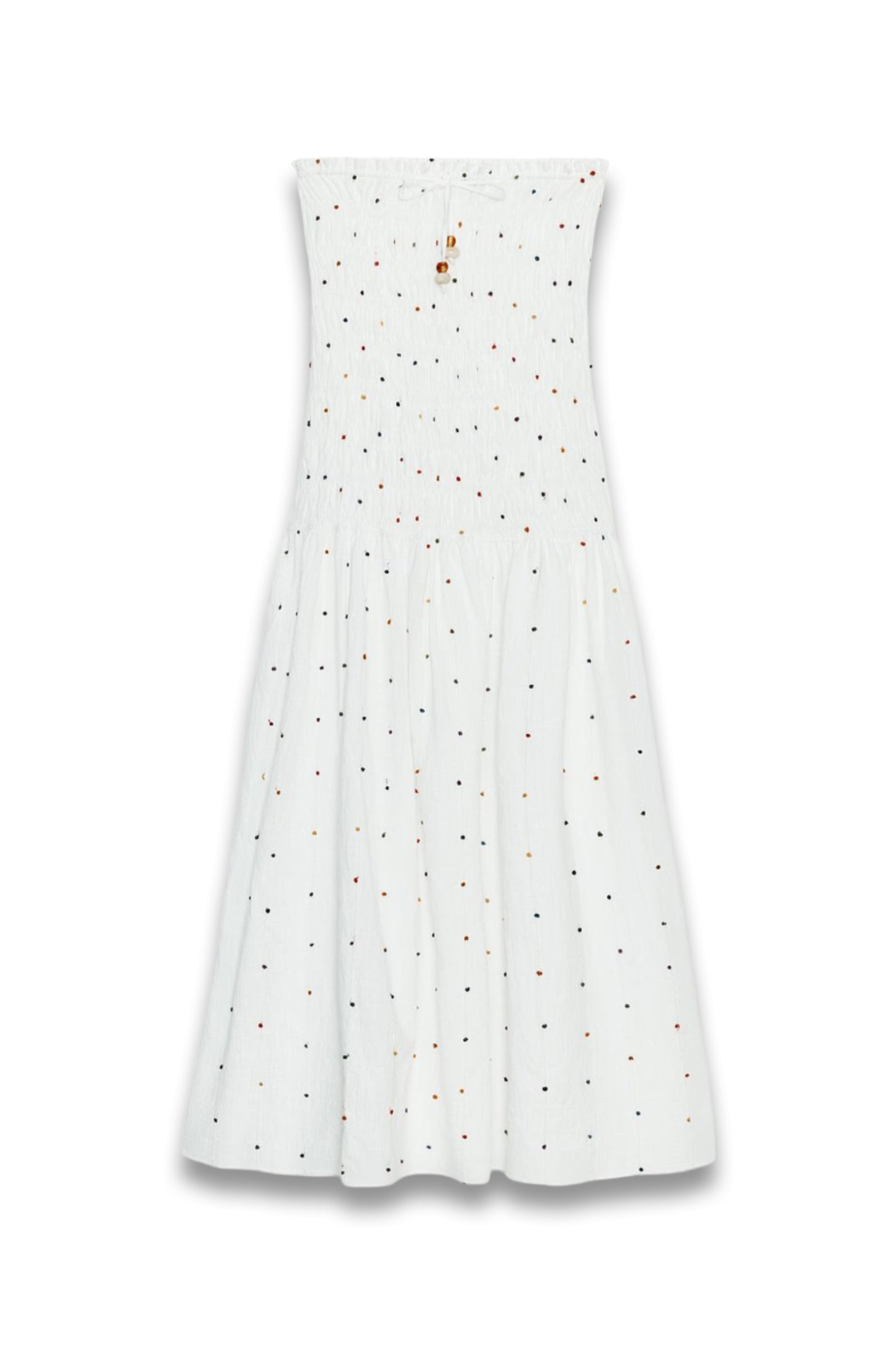 Pompom Midi Dress