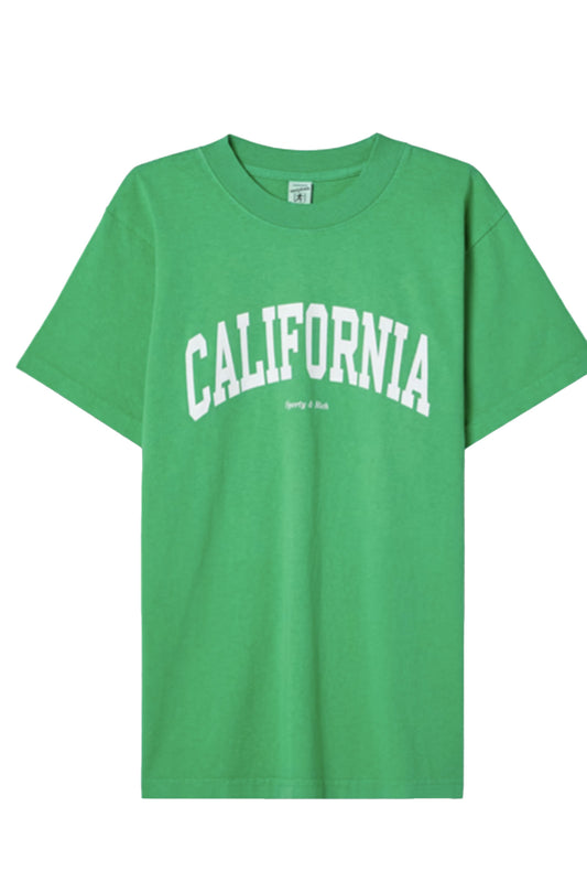 California Printed Cotton-jersey T-shirt