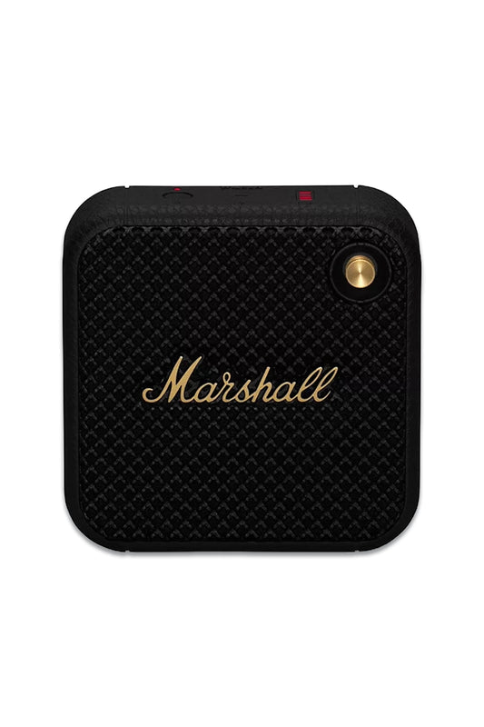 Marshall Willen Portable Bluetooth Speaker, Black & Brass