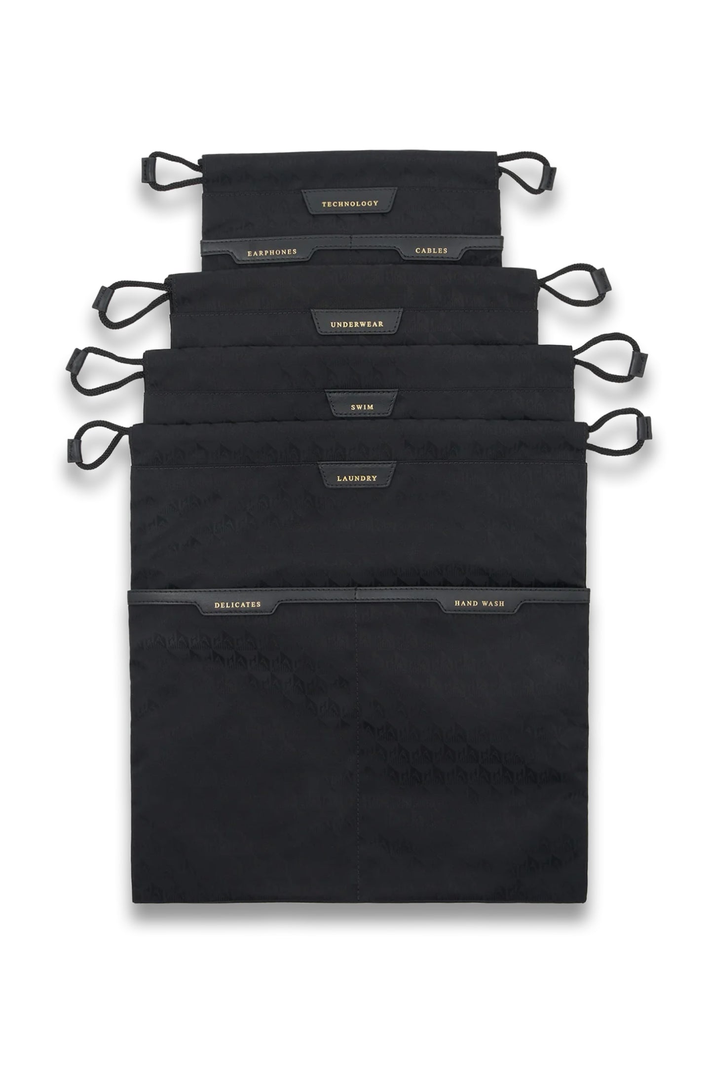 Logo Drawstring Pouches Set