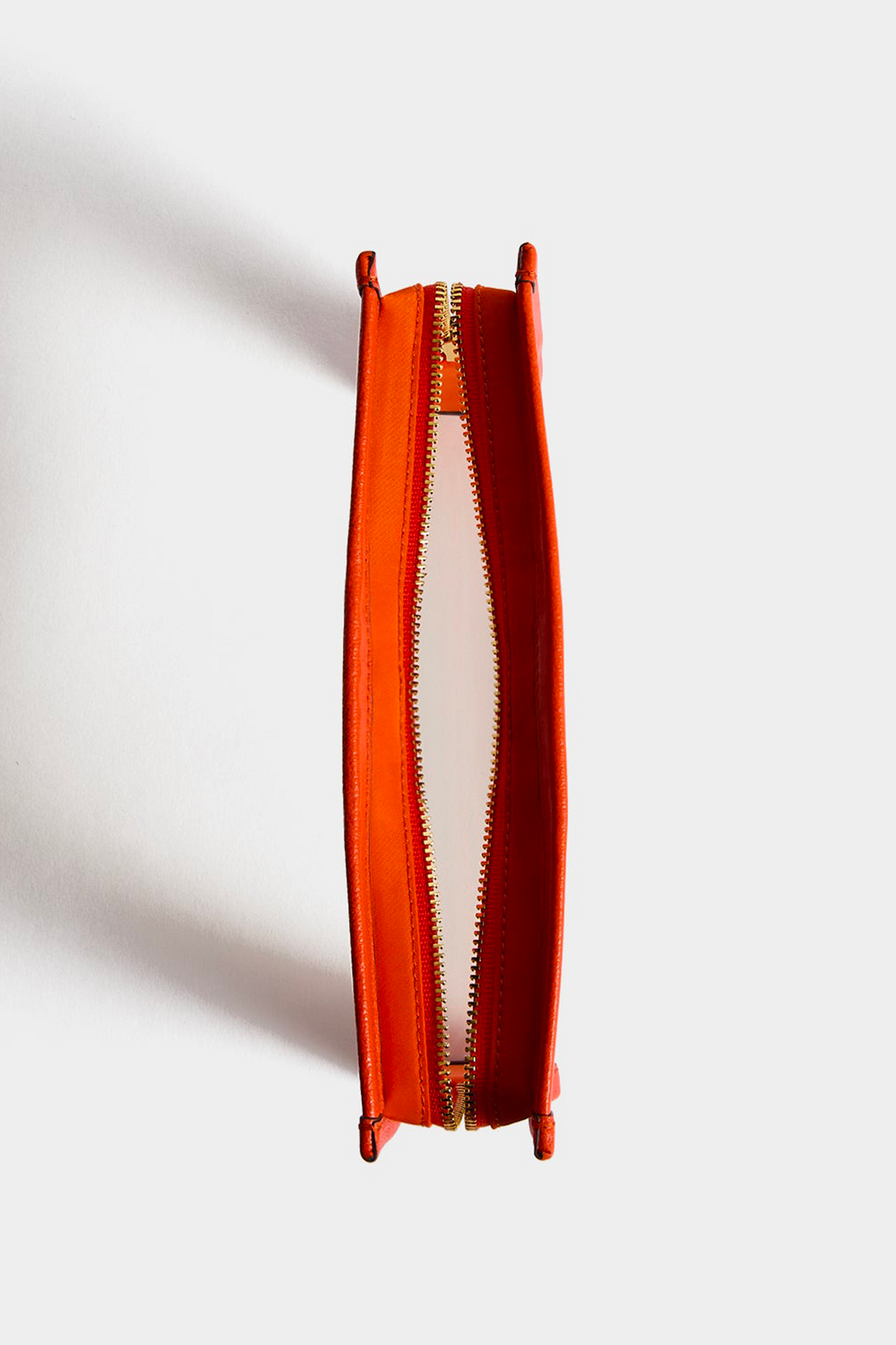 Things Pouch Capra Leather in Clementine