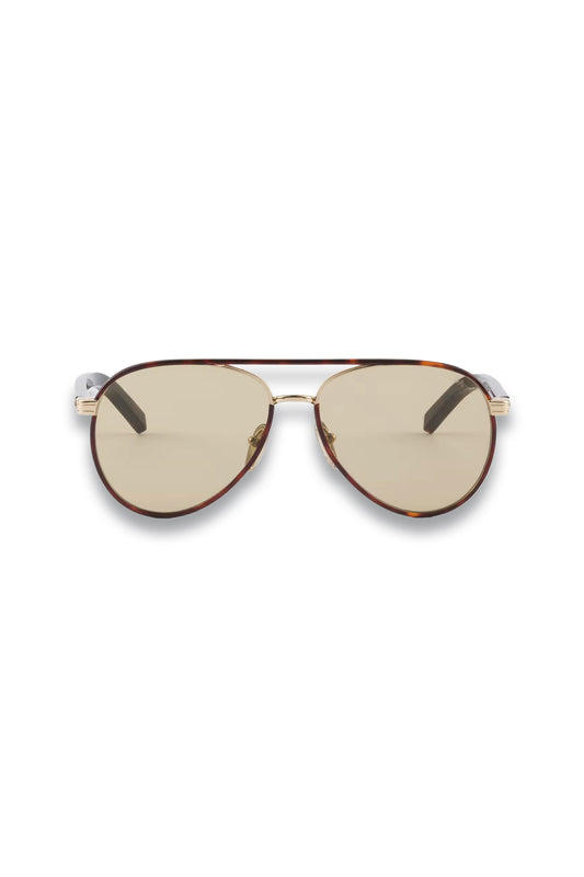 Sunglasses with the Iconic Metal Plaque