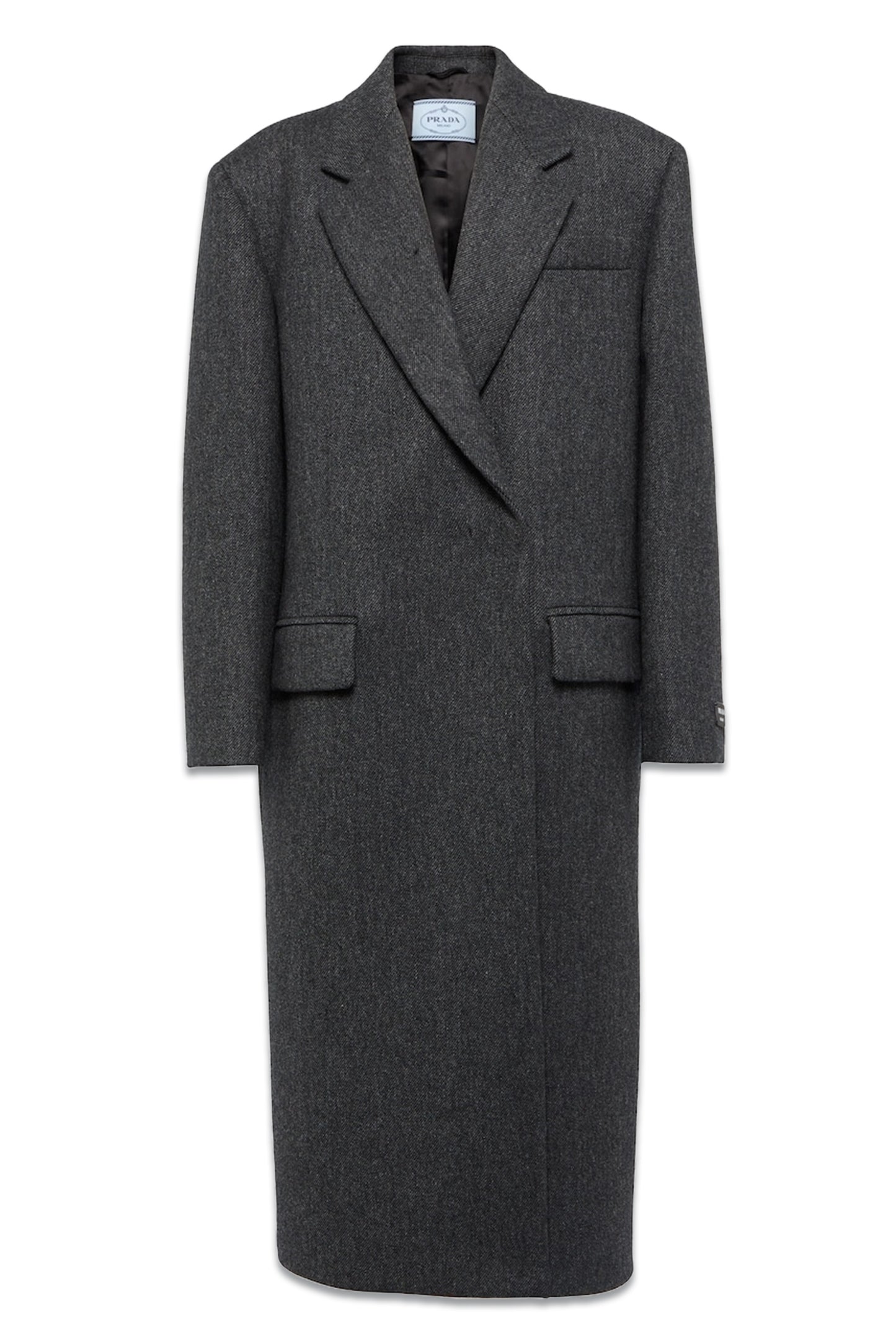 Oversized Double-breasted Wool Coat