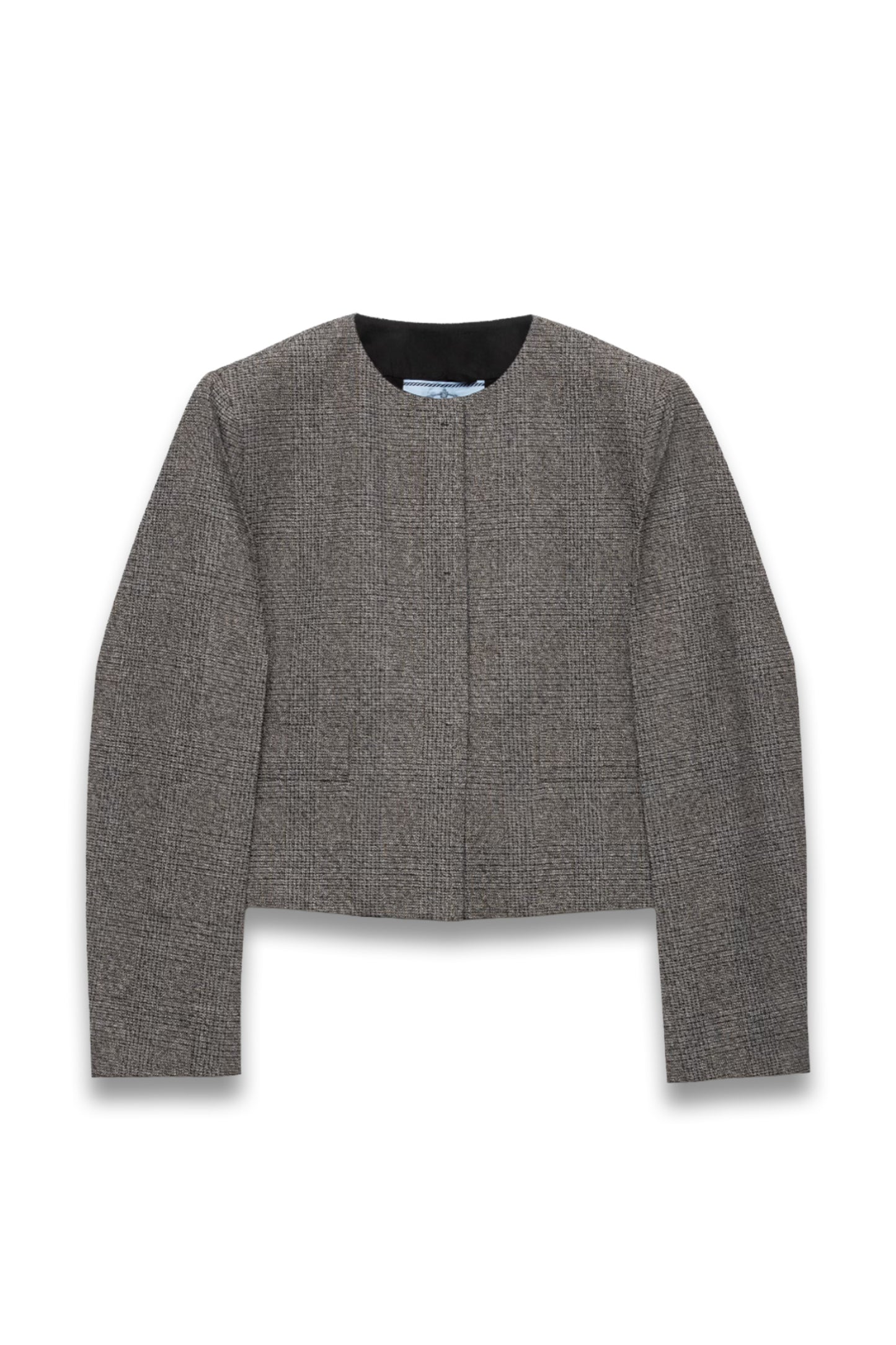 Single-breasted Princes of Wales Mouliné Jacket