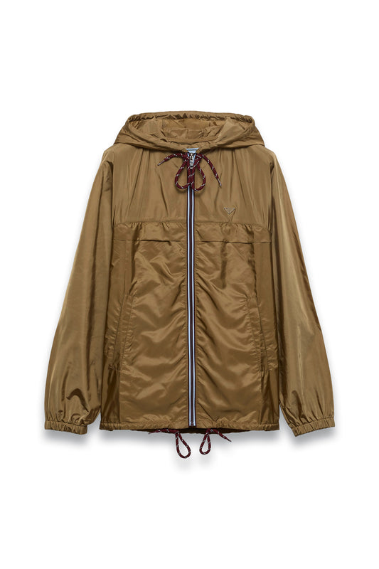 Lightweight Re-Nylon Hooded Raincoat