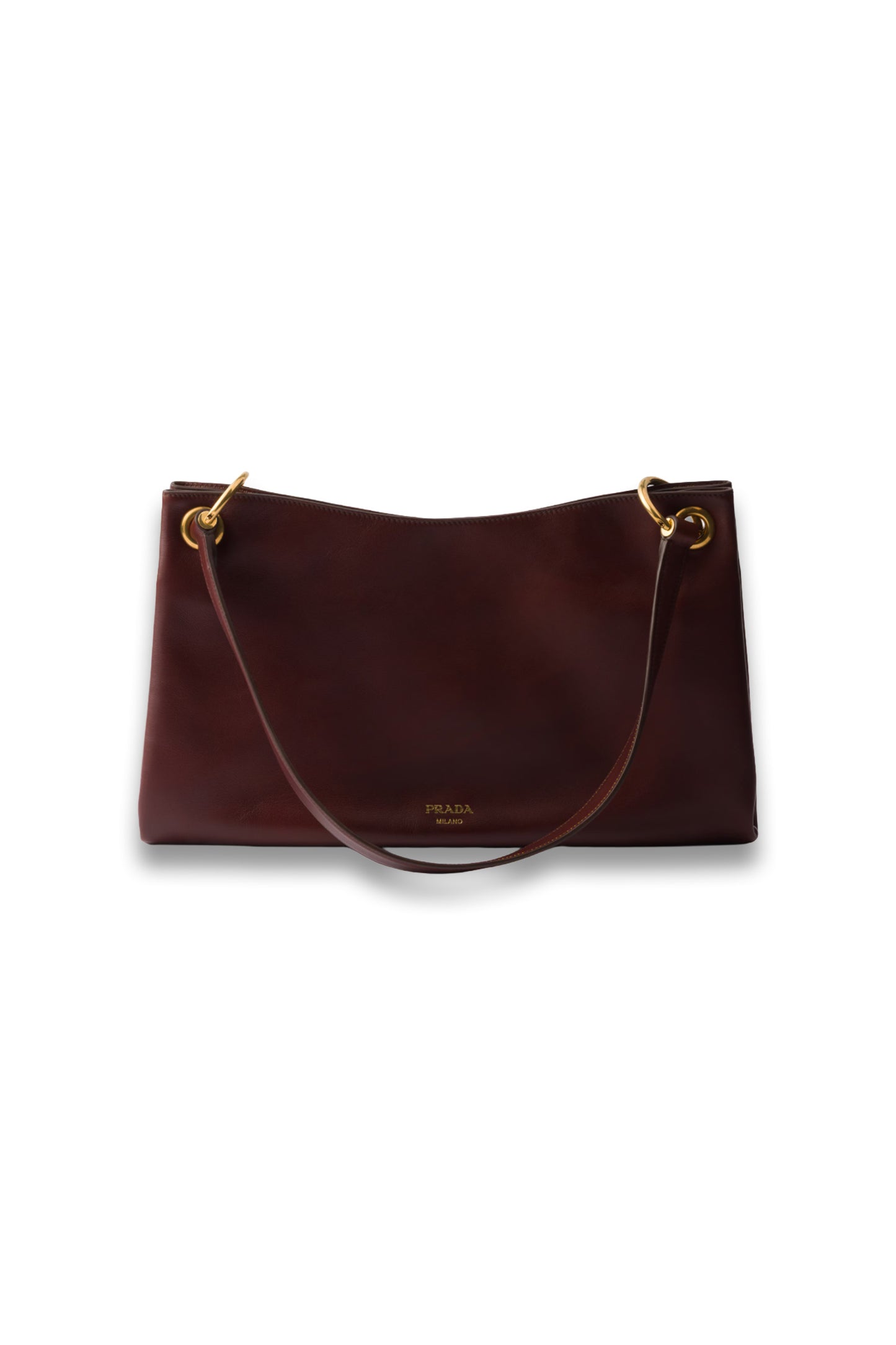 Etude Large Leather Shoulder Bag
