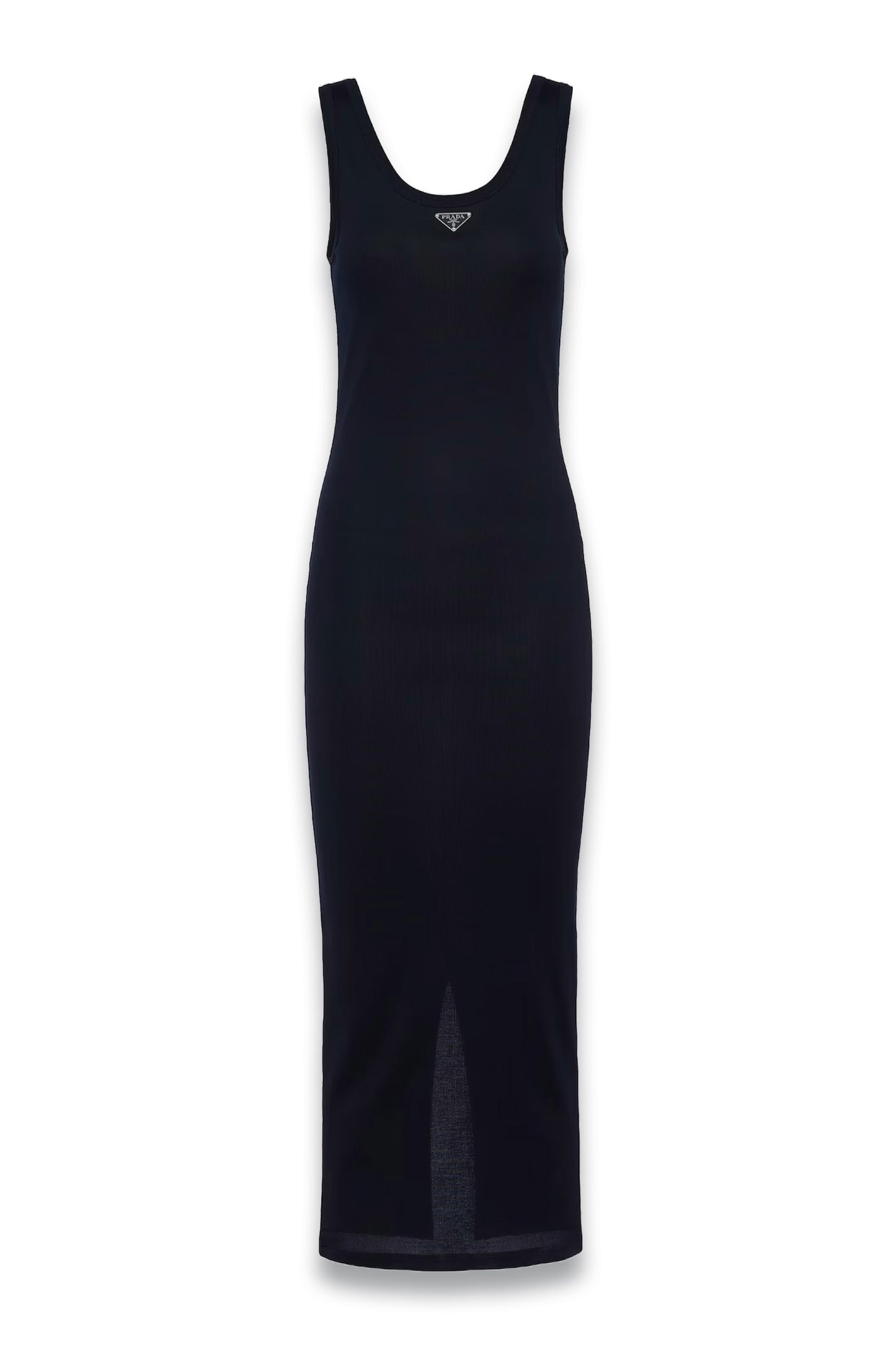 Ribbed Knit Cotton Dress