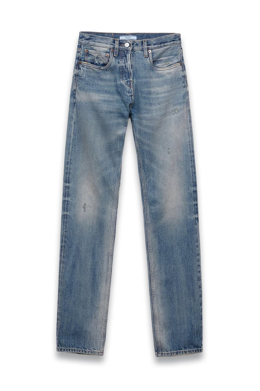 Tapered Denim Jeans