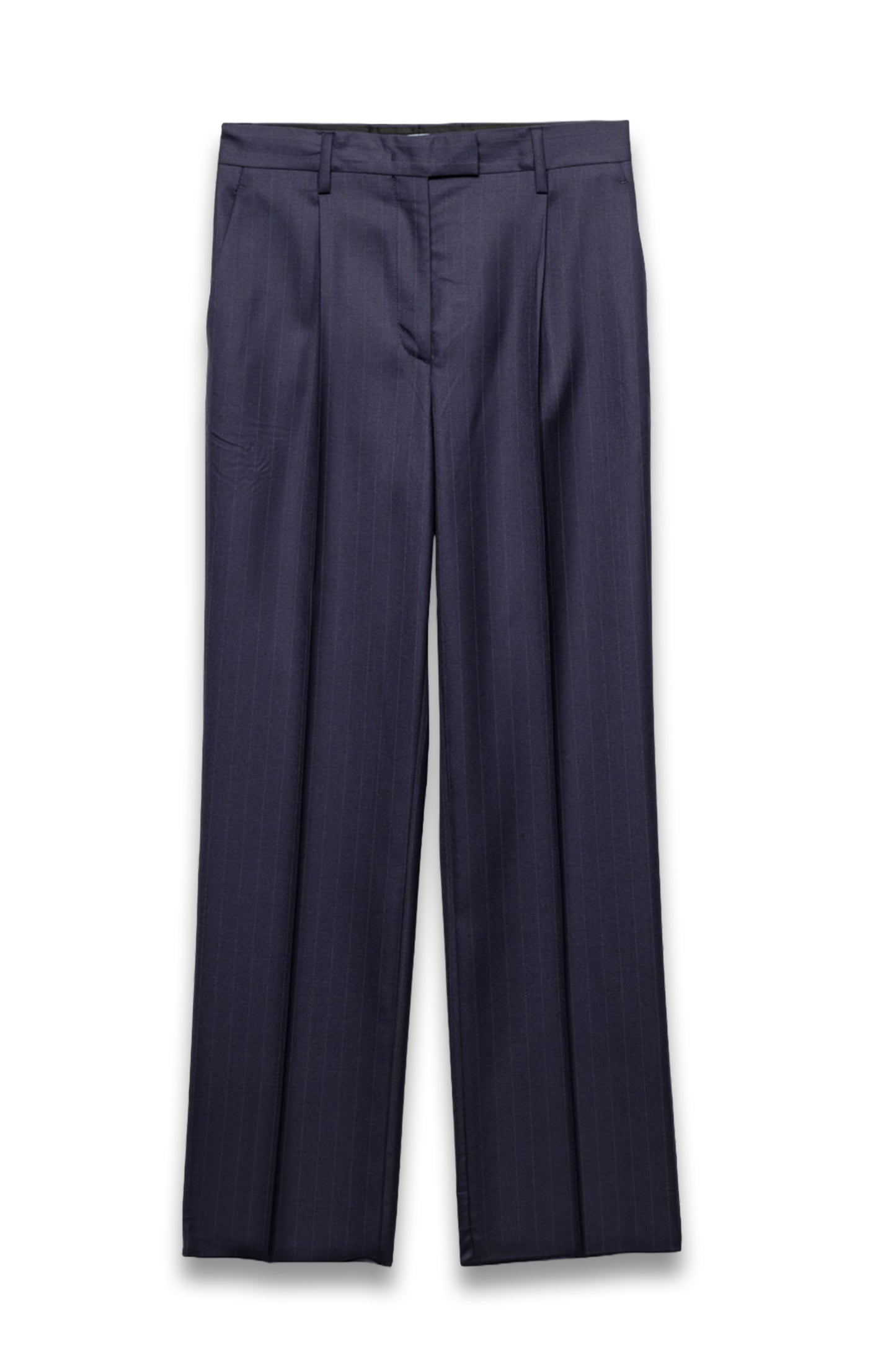Wool Pinstripe Pants