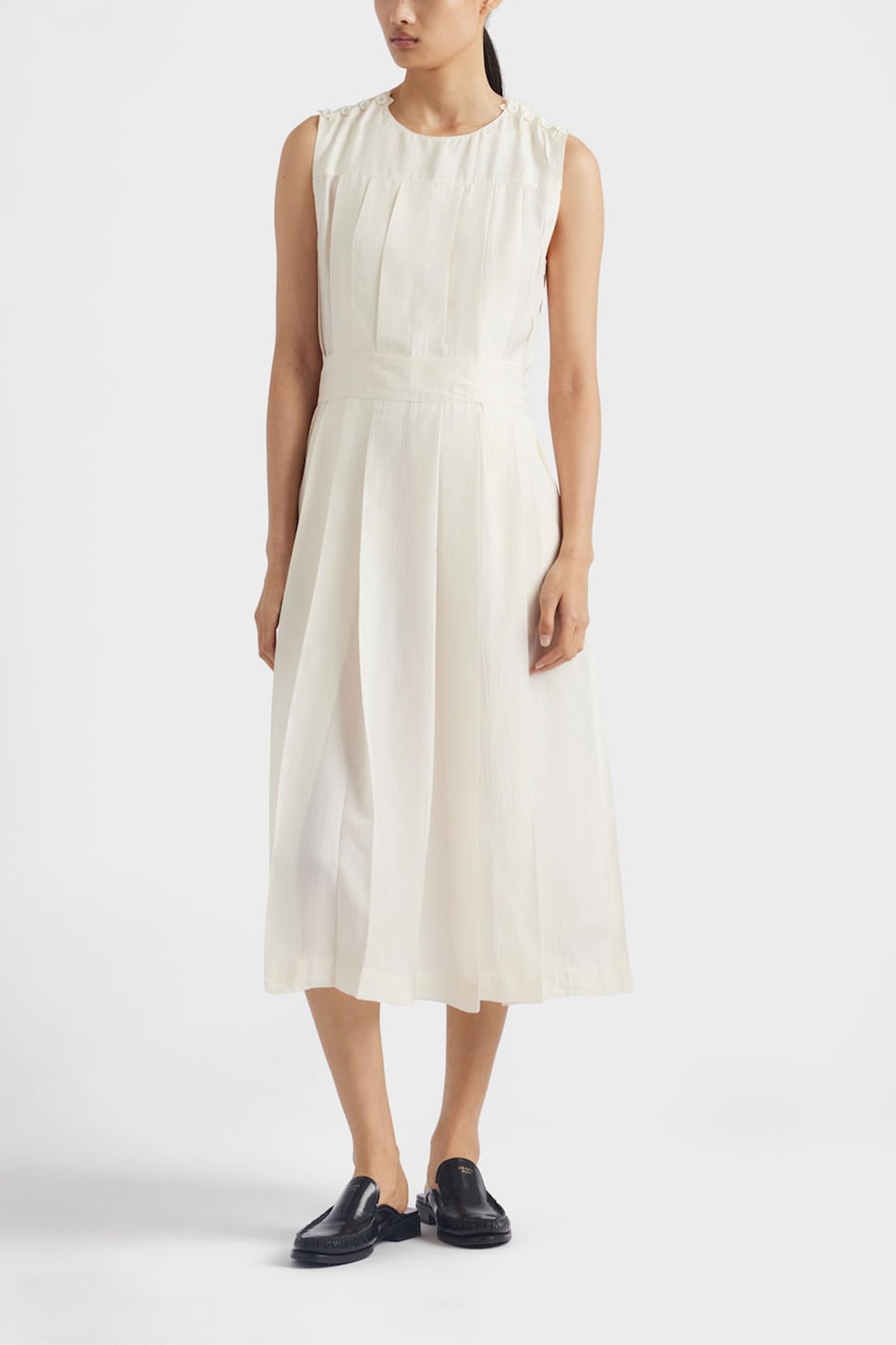 Pongé Silk Dress