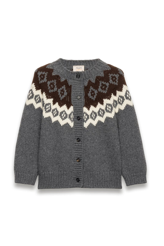 Wool and cashmere cardigan