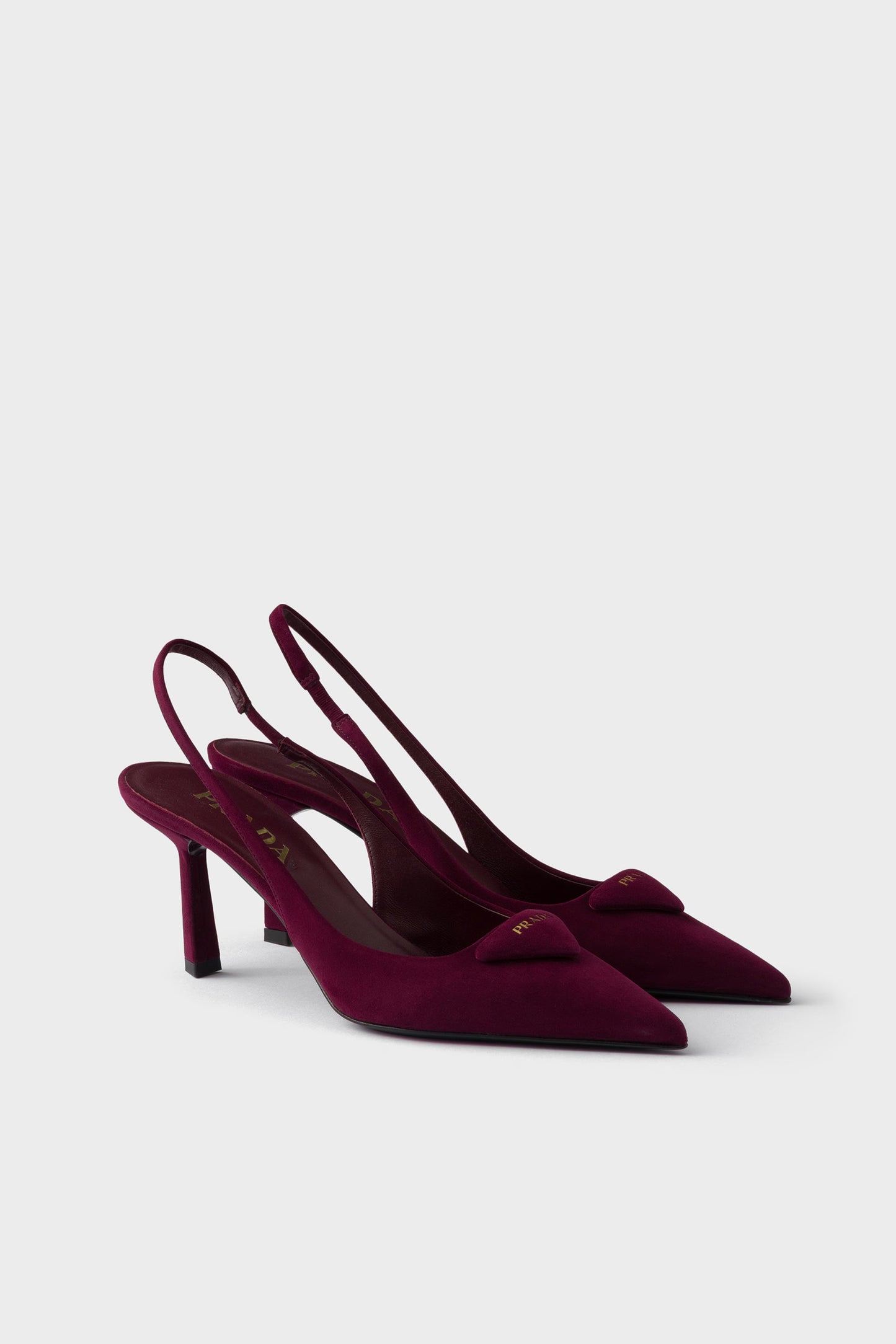 Suede Slingback Pumps