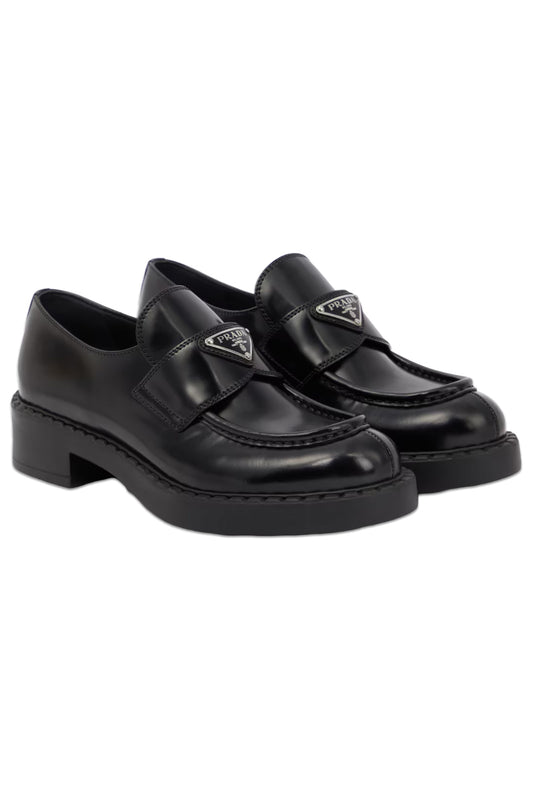Platform Leather Loafers