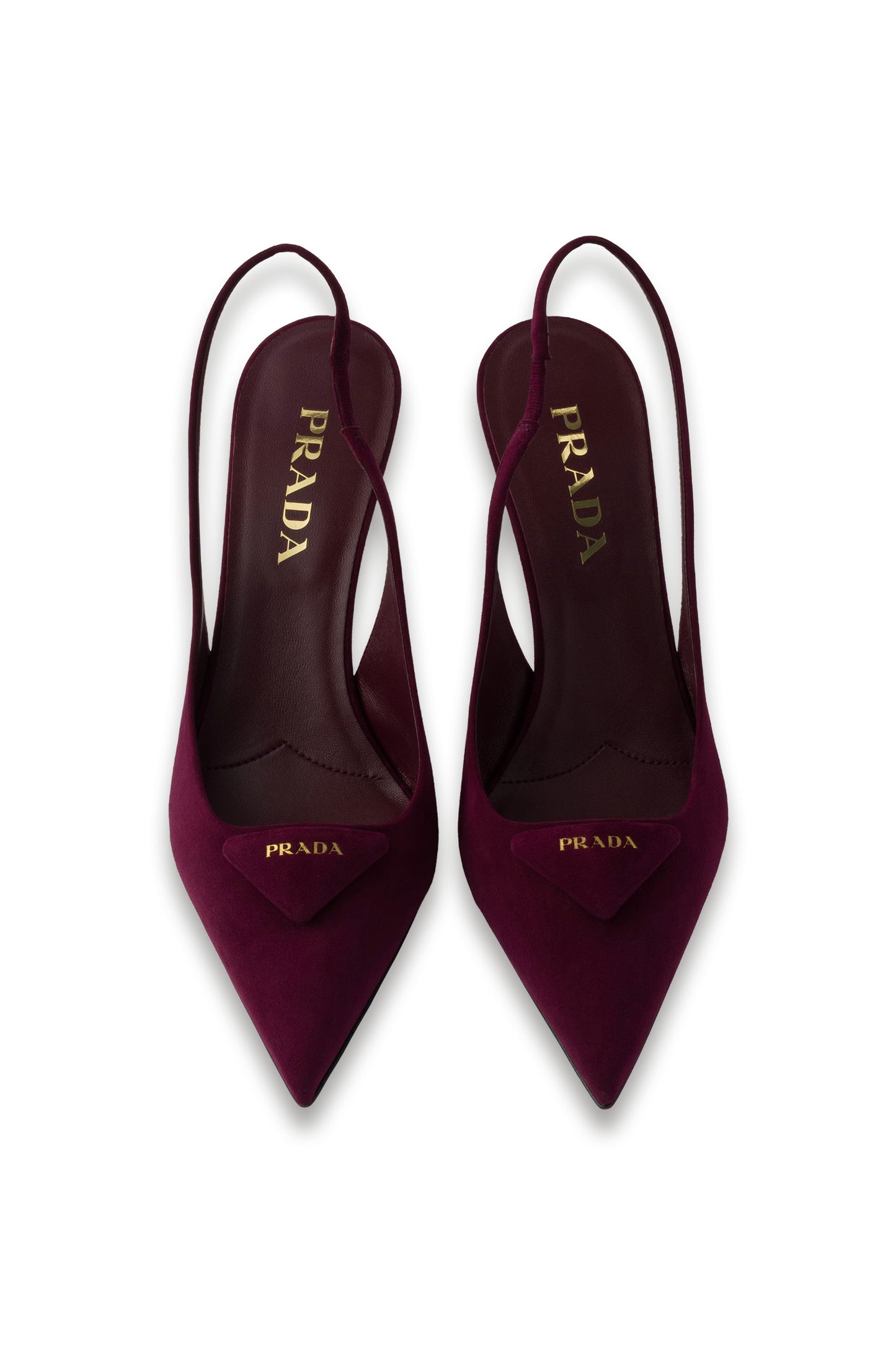 Suede Slingback Pumps