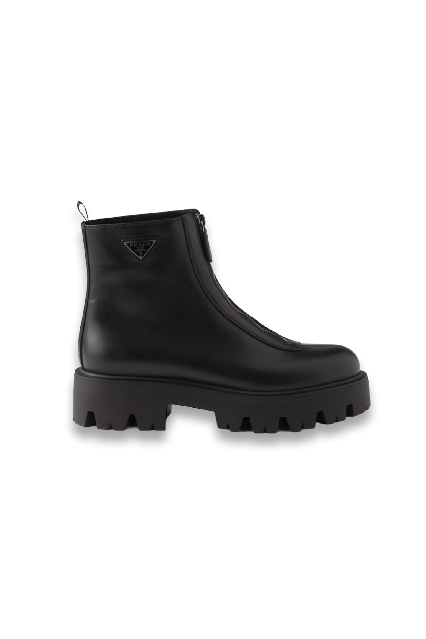 Leather Zipper Booties
