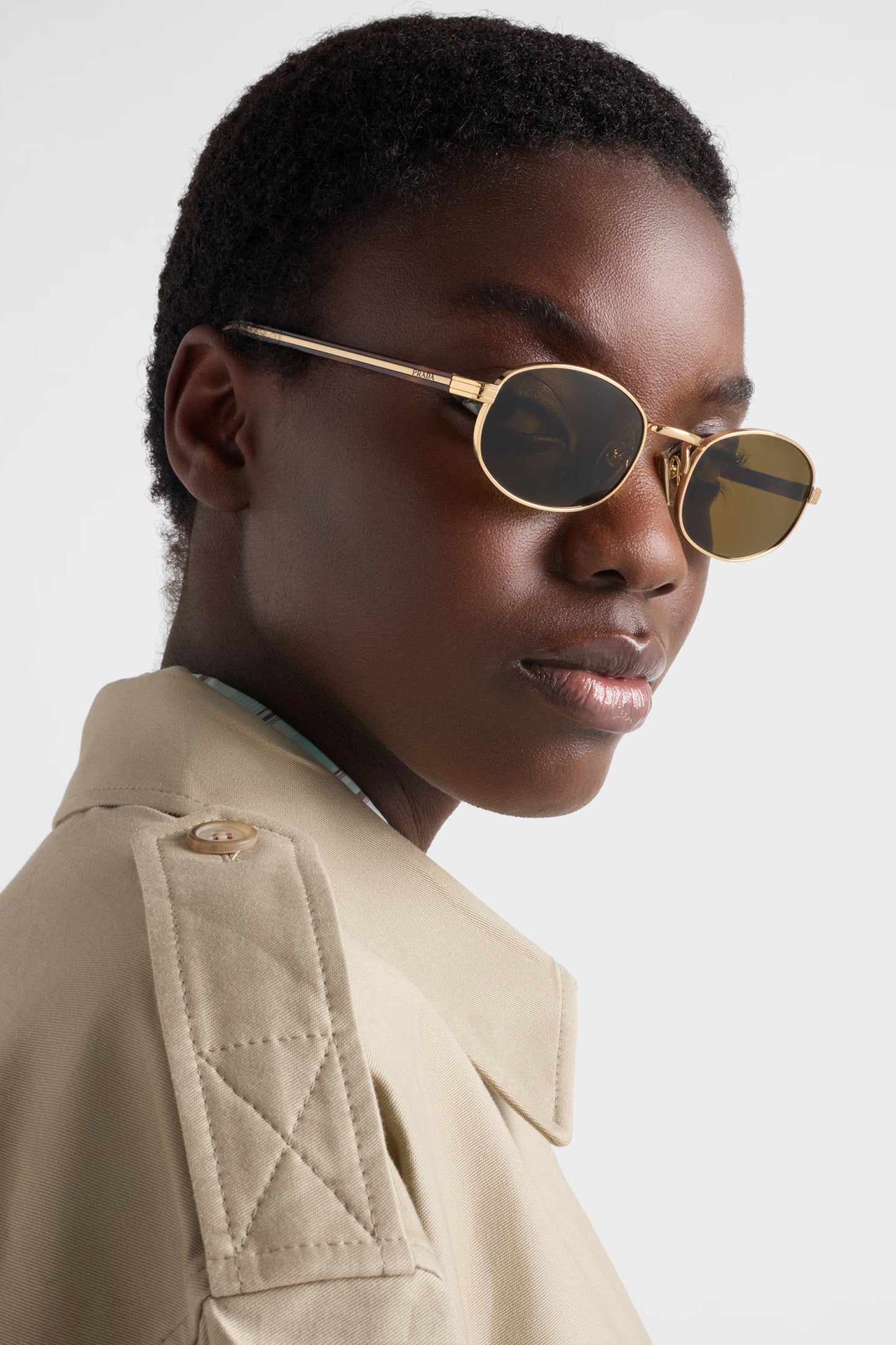 Iconic Plaque Round Sunglasses