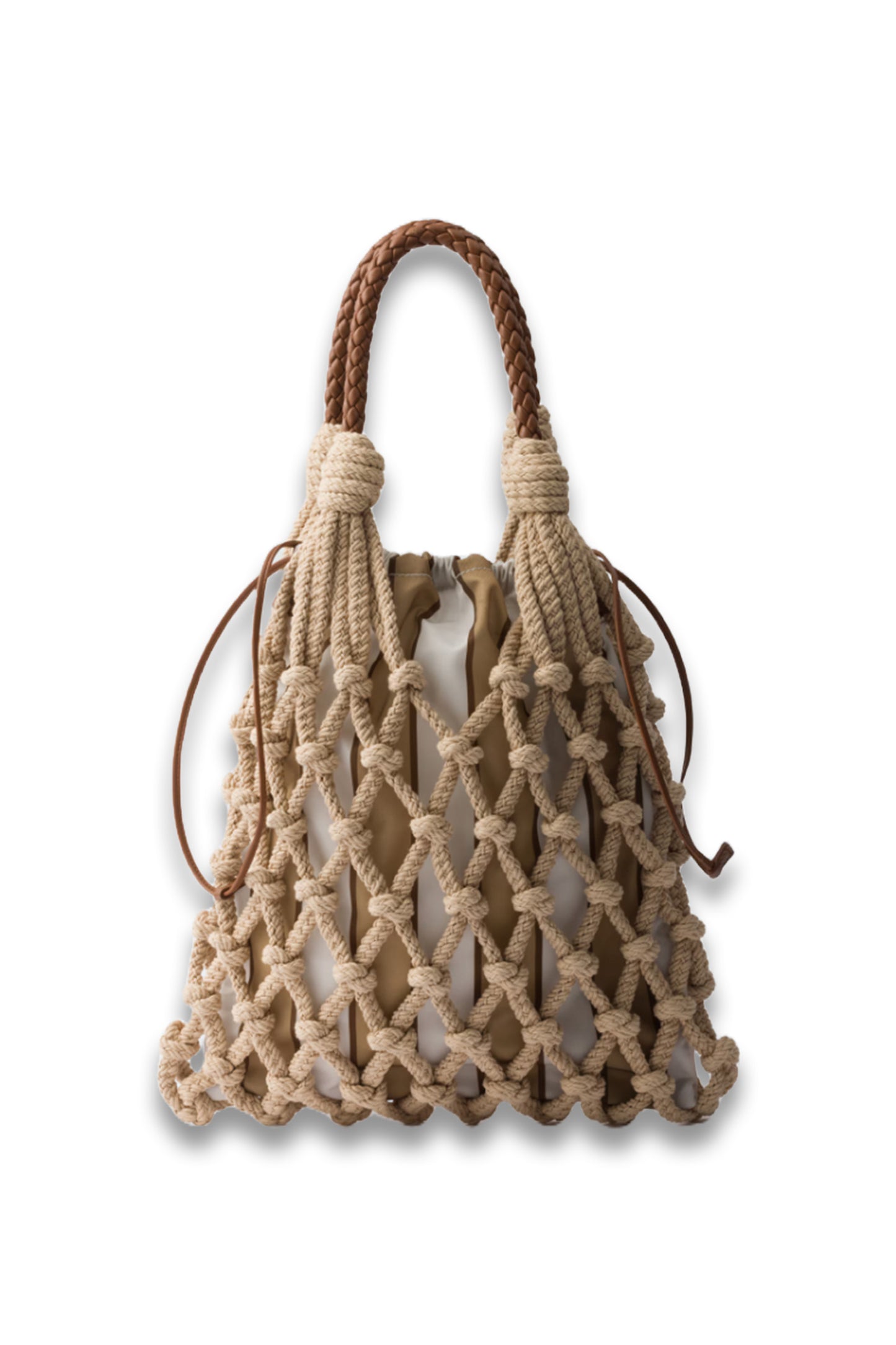 Noué medium cotton macramé bag