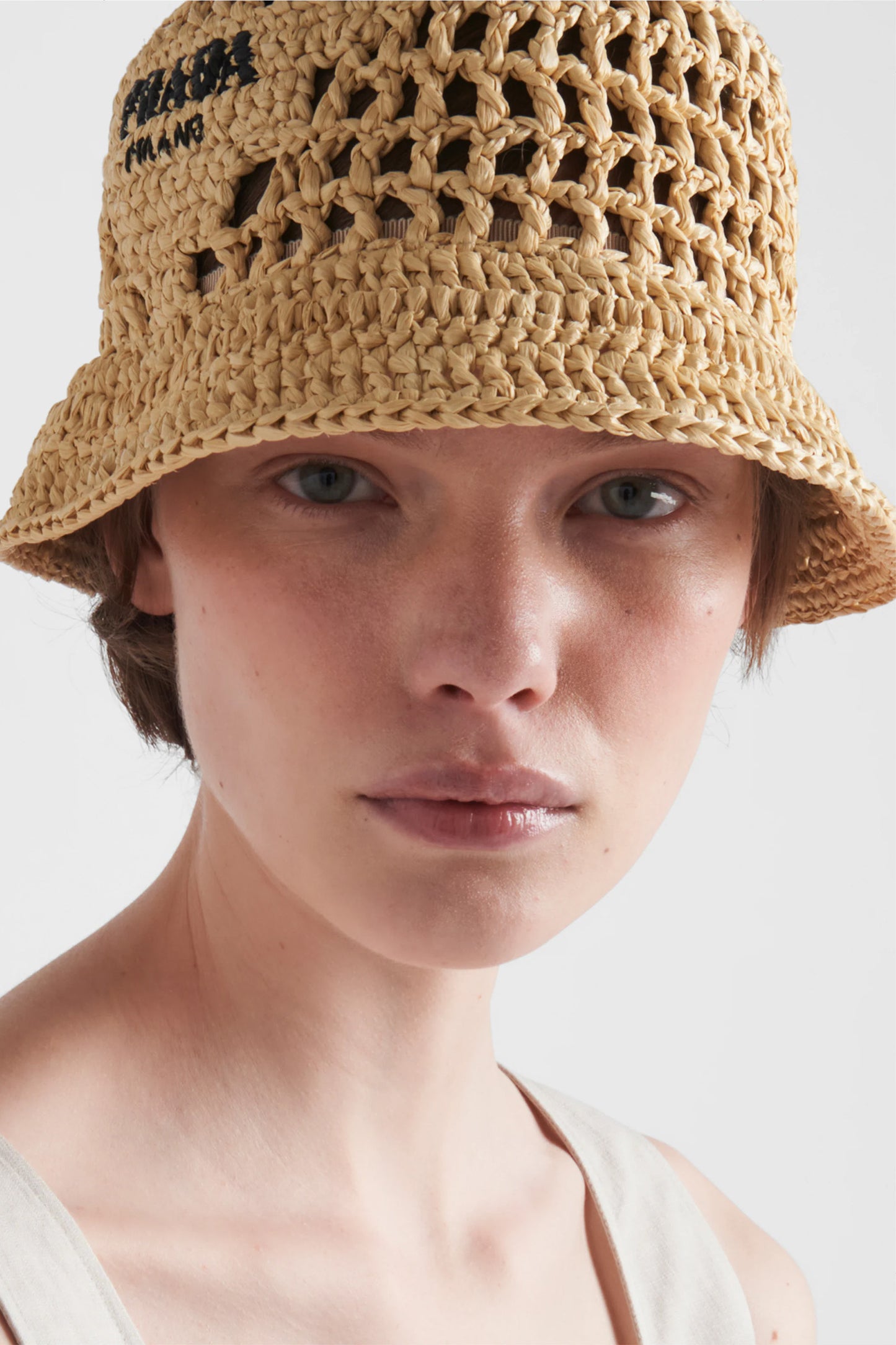 Prada Crochet Hat