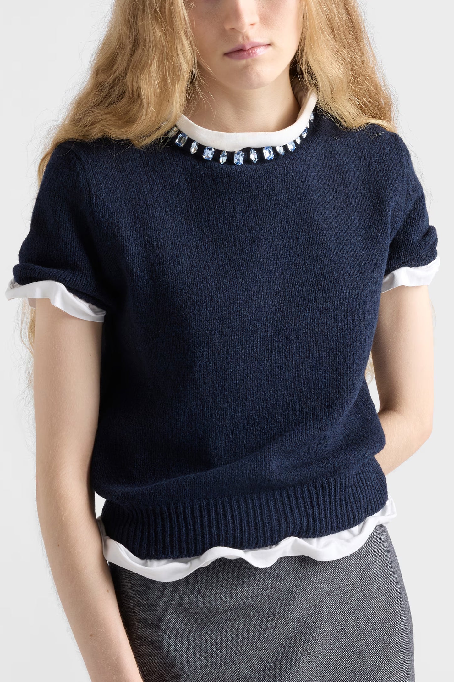 Wool and cashmere Crew-neck Sweater