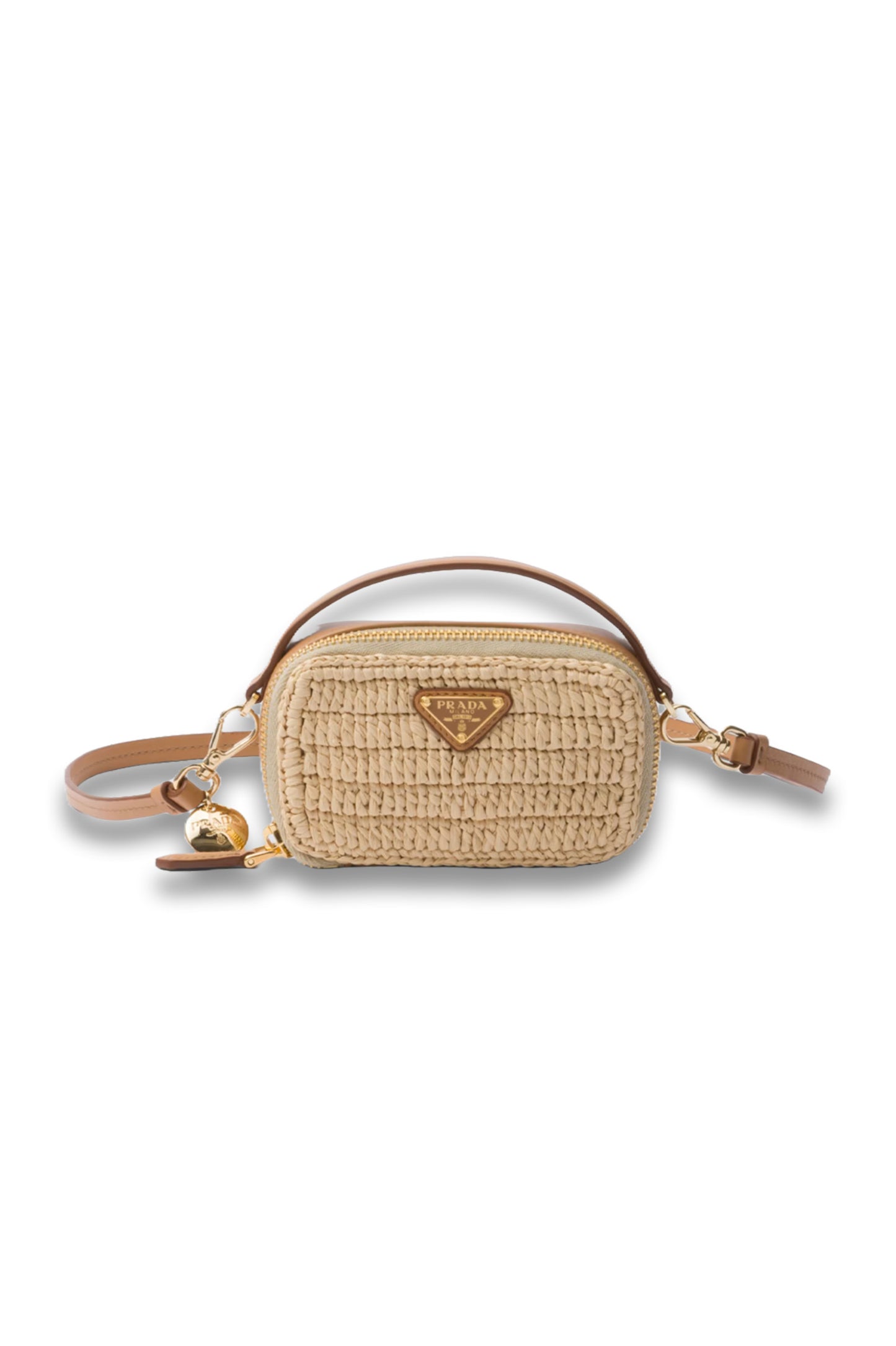 Crochet and Leather Mini-Pouch