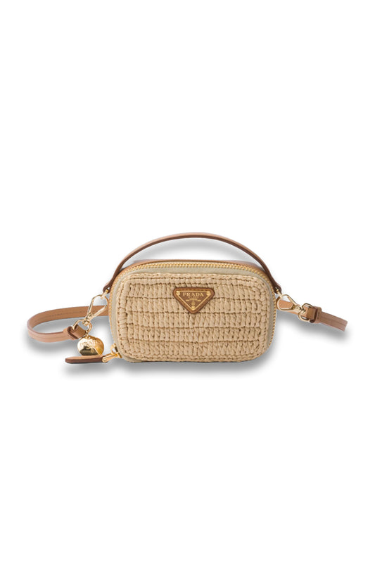 Crochet and Leather Mini-Pouch