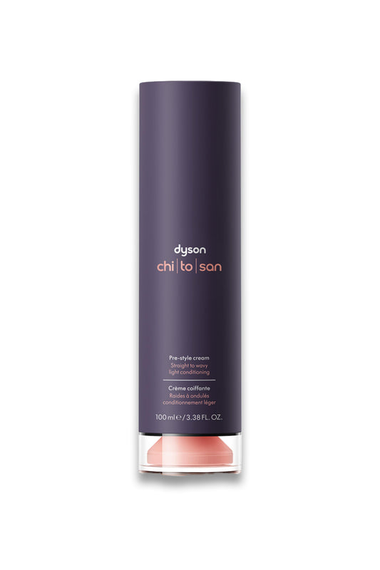 Dyson Chitosan™ Pre-style Cream Straight to Wavy Light Conditioning.