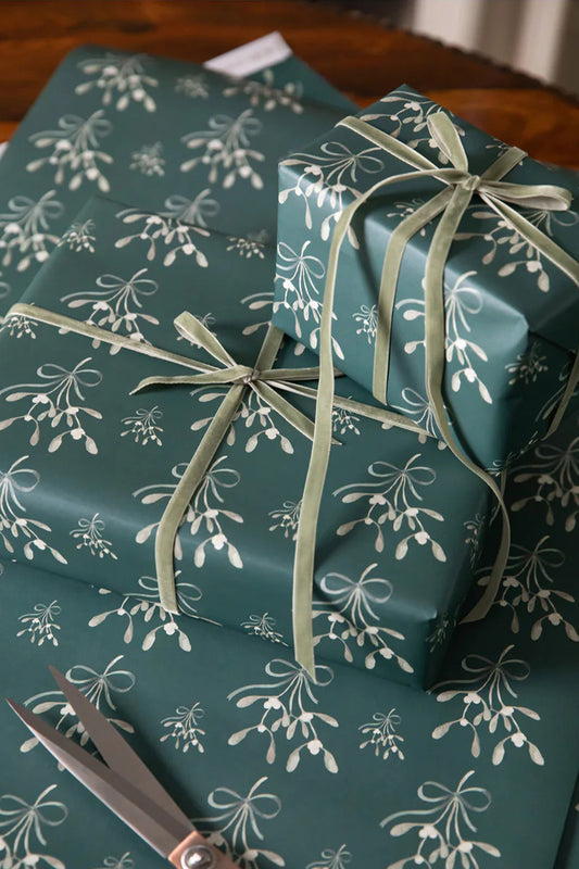 Mistletoe Christmas Wrapping Paper