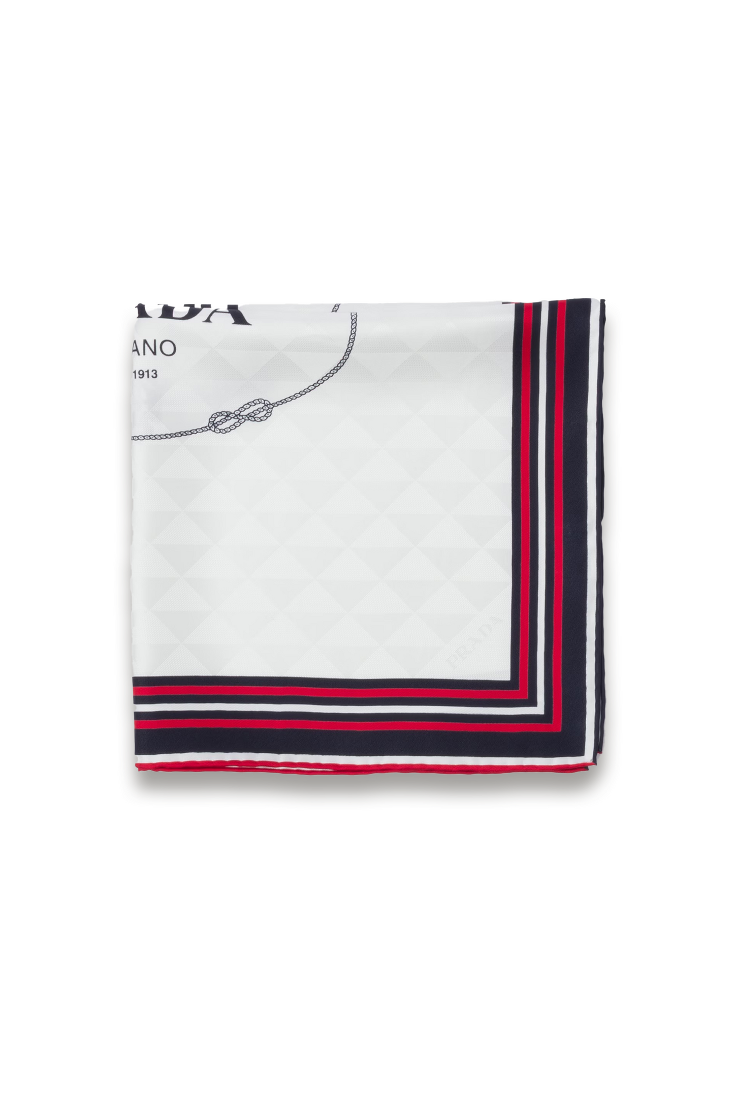 Printed Silk-twill Jacquard Scarf