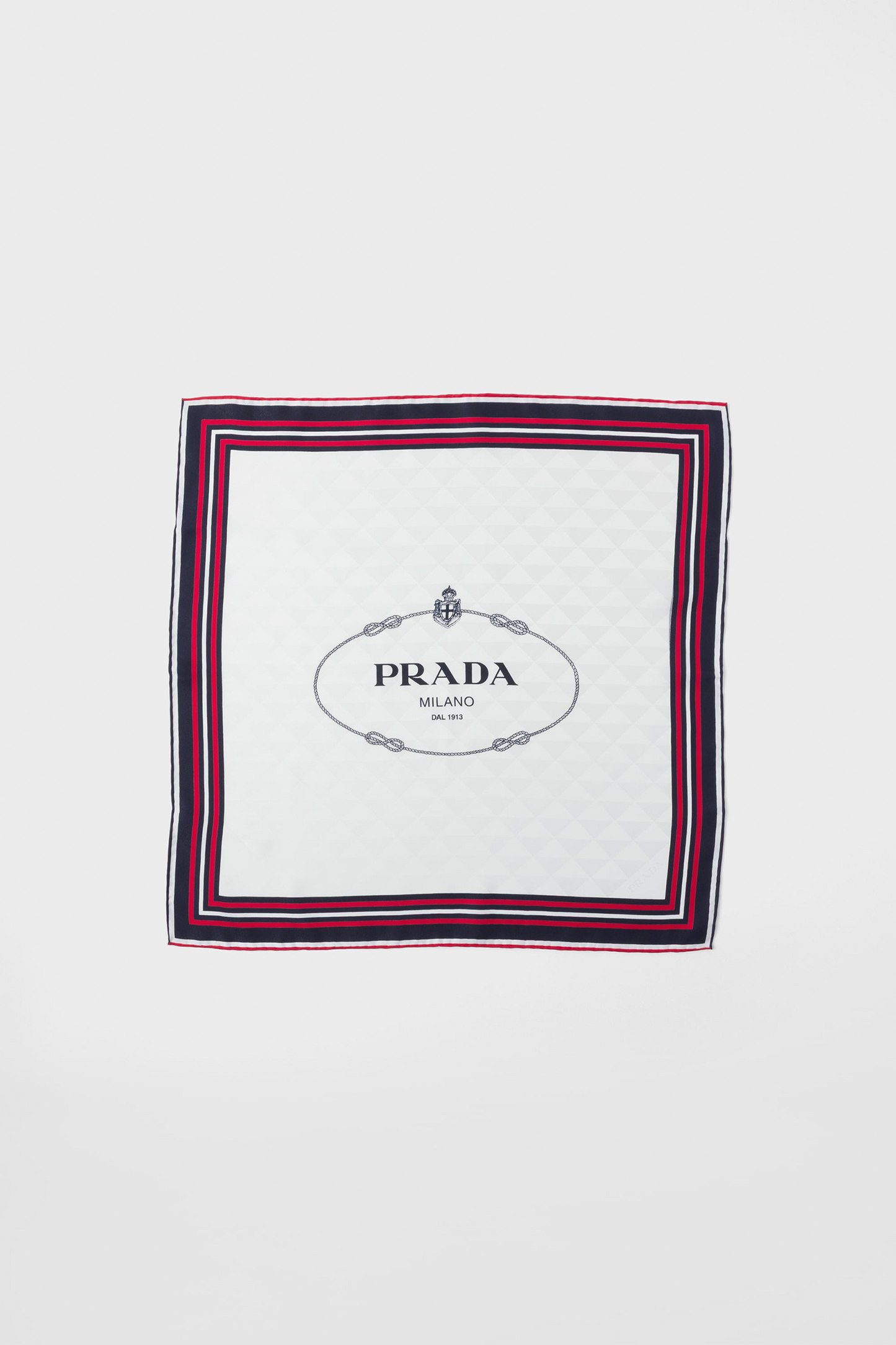 Printed Silk-twill Jacquard Scarf