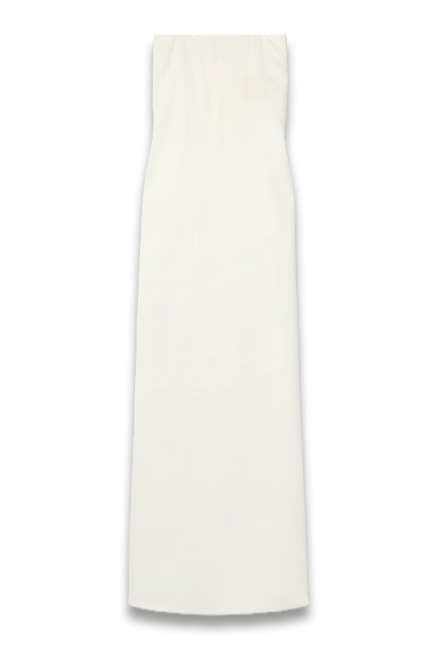 Strapless Crepe Maxi Dress