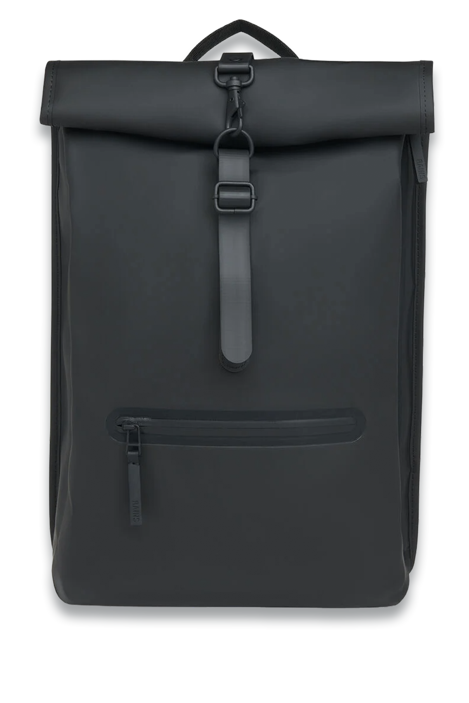 Black Rains Roll Top Backpack – Wardrobe Icons