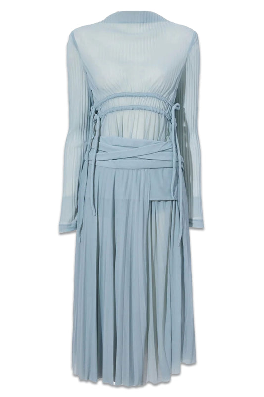 Riley Dress In Pleated Jersey