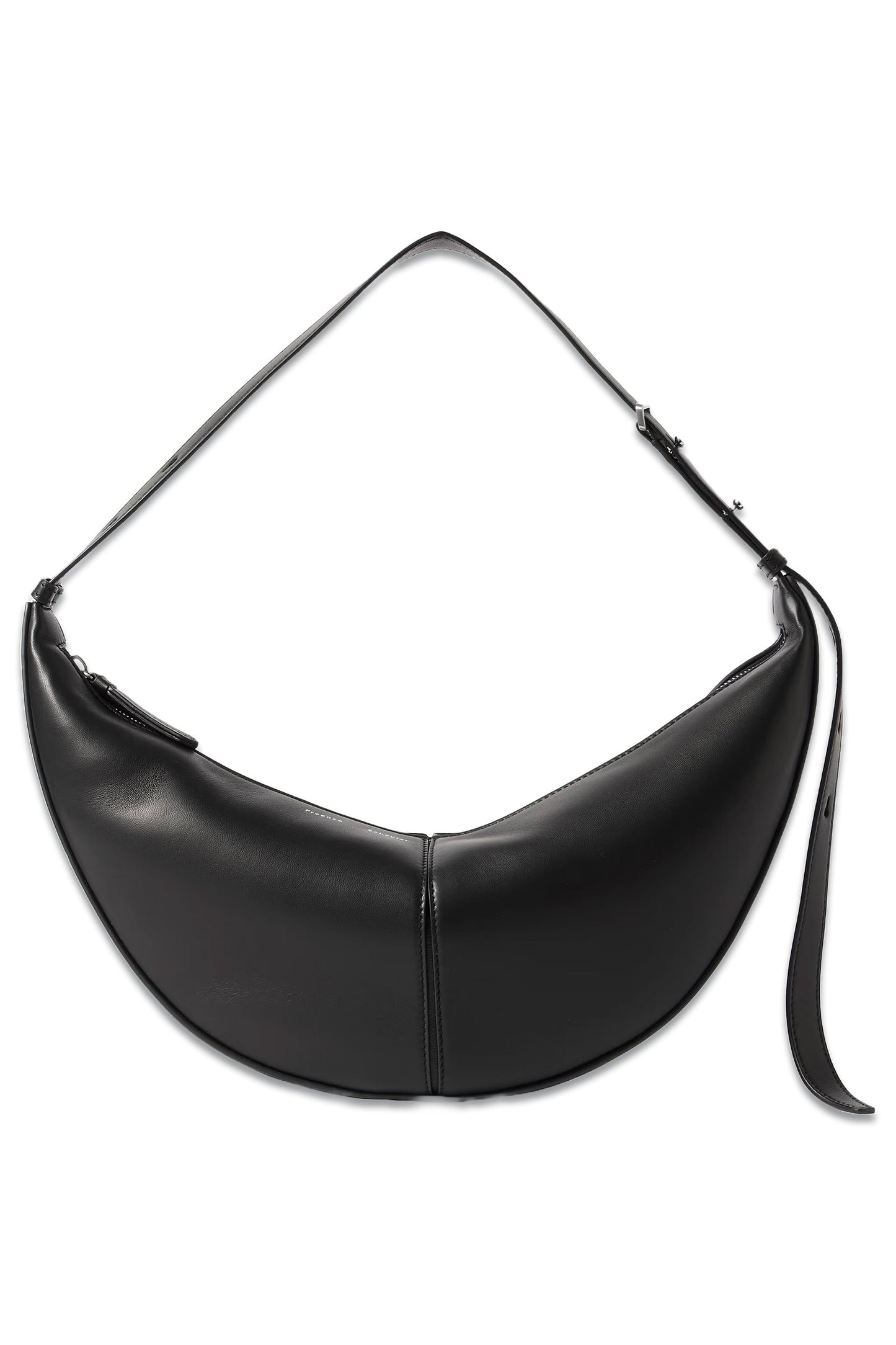 Slide Paneled Leather Shoulder Bag