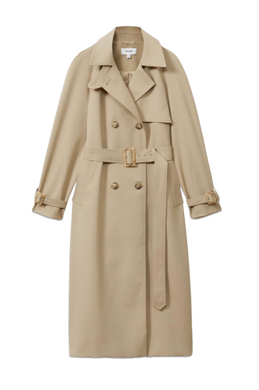 Darcie Double Breasted Belted Trench Coat