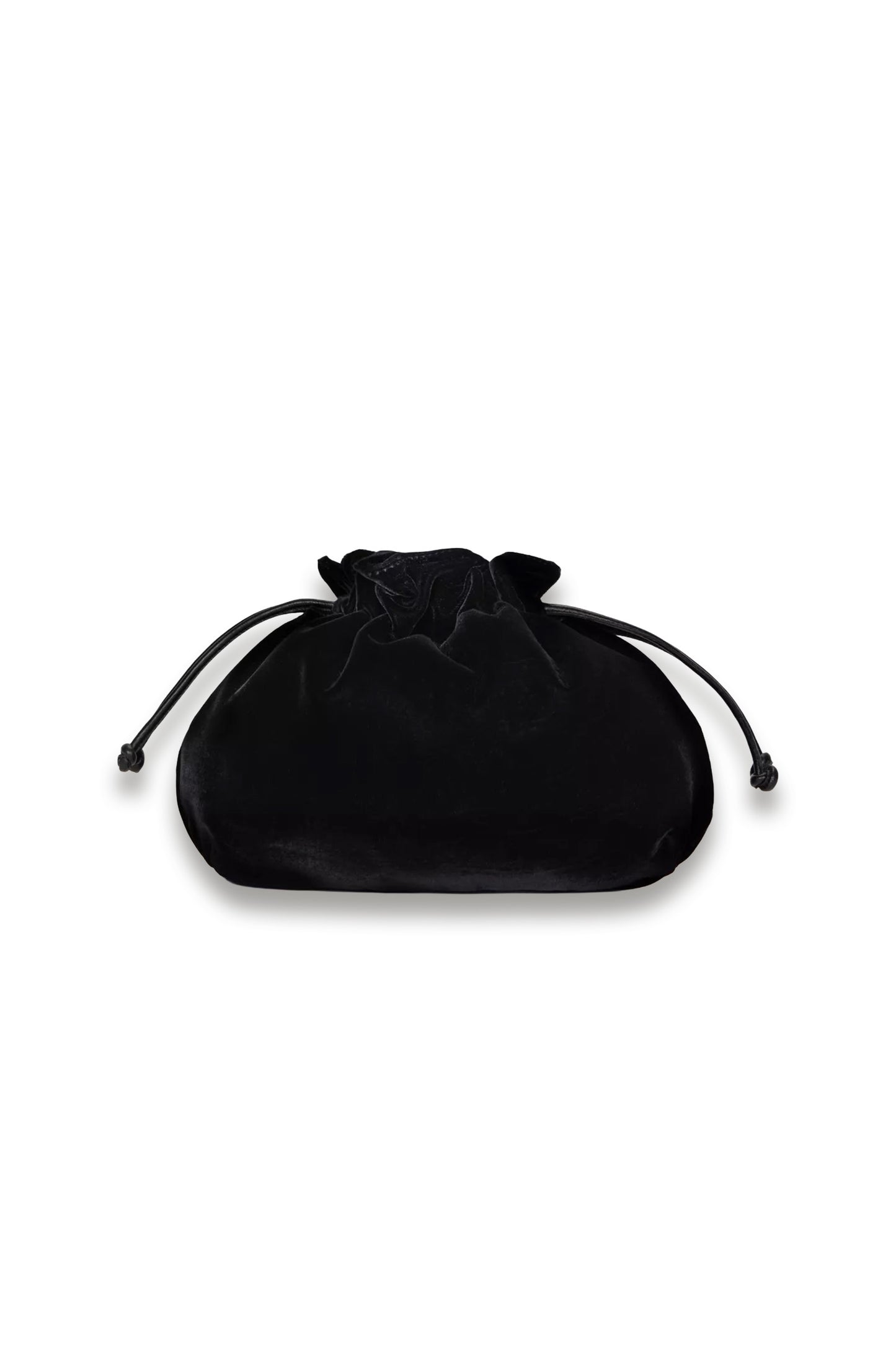 Puffball Velvet Clutch