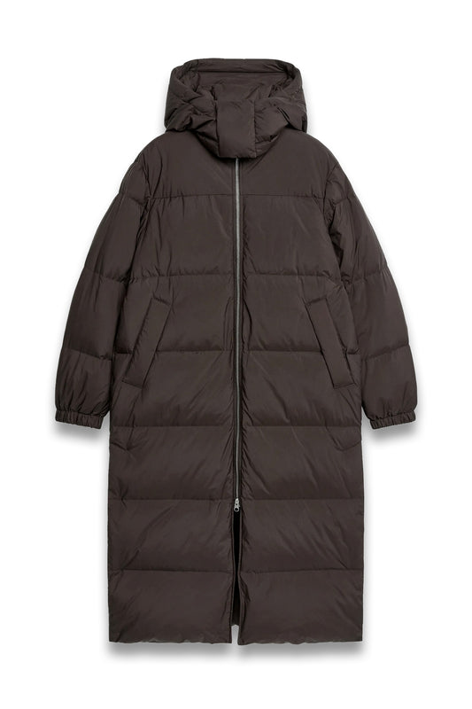 Upcycled Down Long Coat