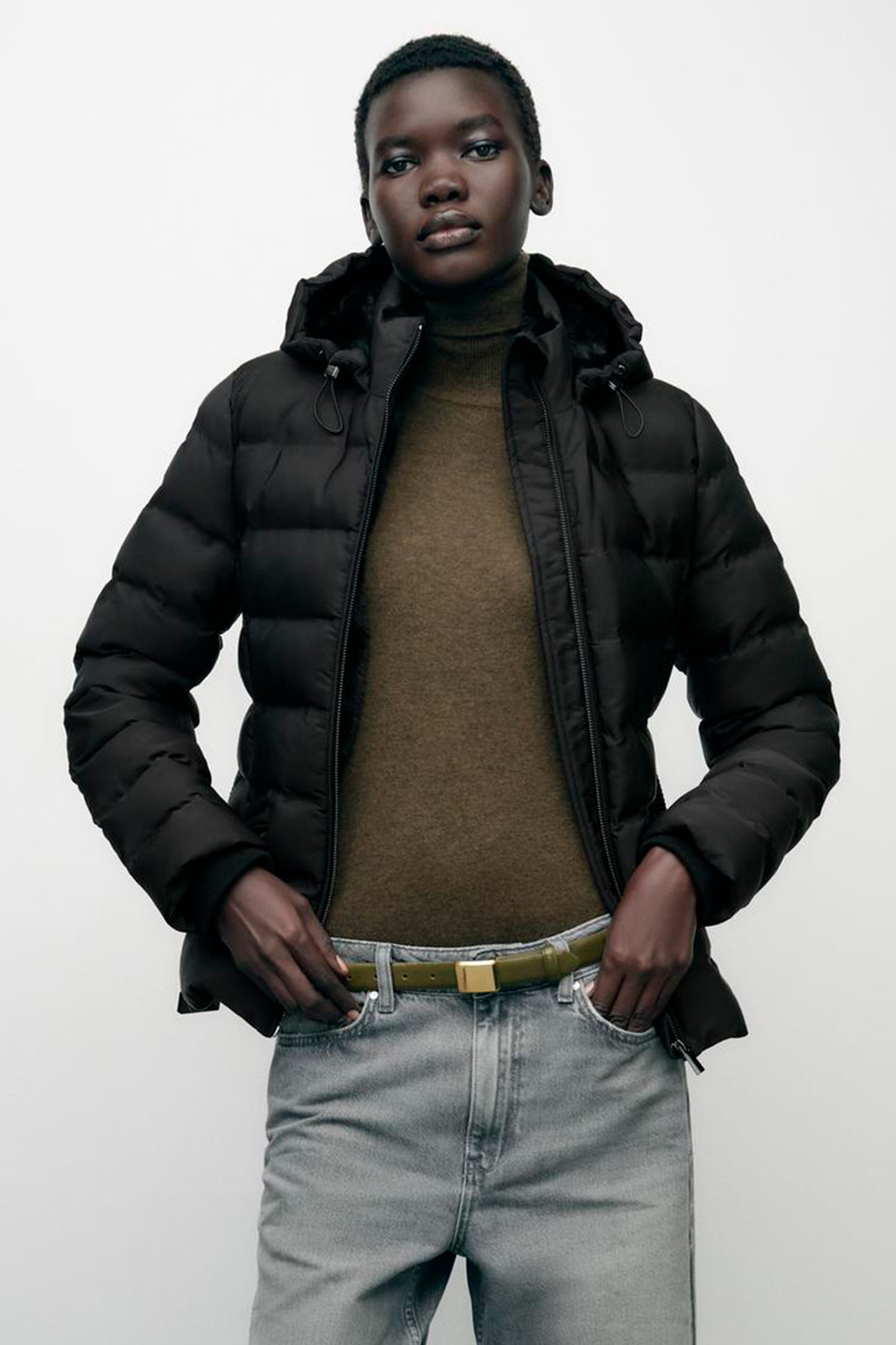 Hooded Belted Anorak