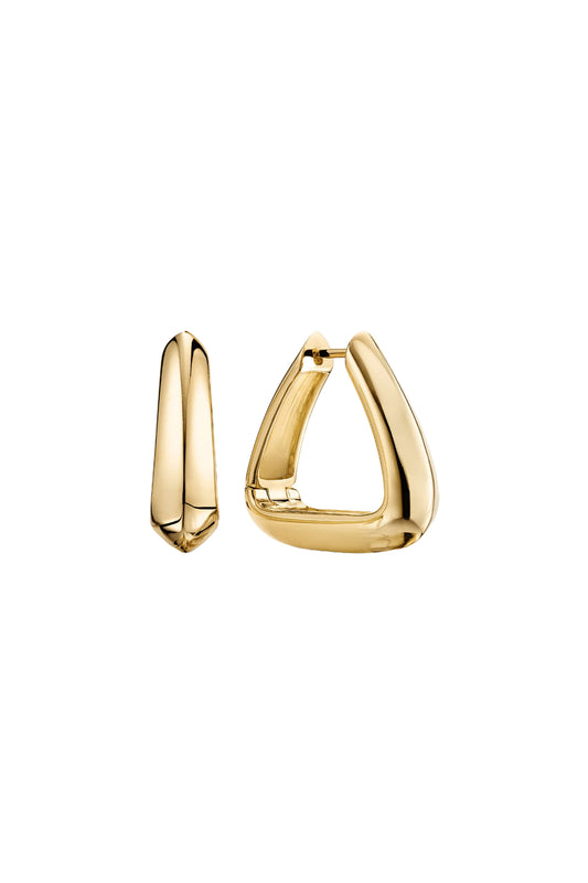 Pyra Gold Large Hoops