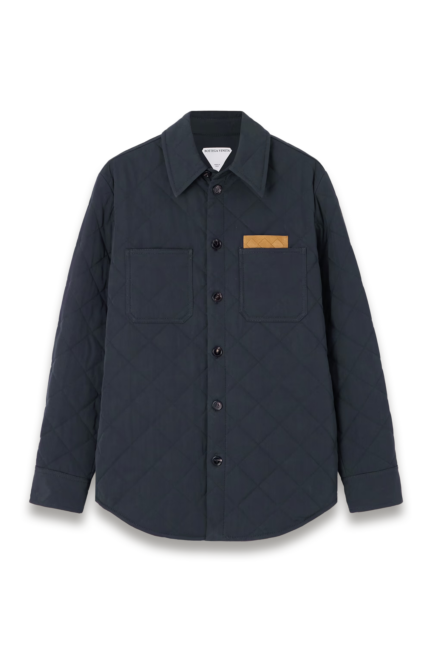 Suede-trimmed Quilted Cotton-blend Shell Jacket