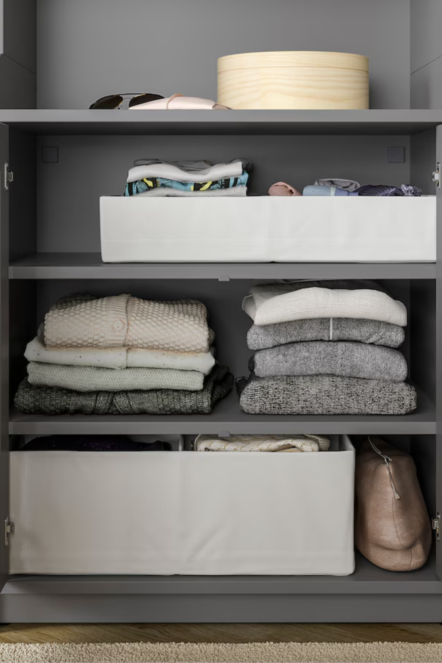 STUK - Box with Compartments in White