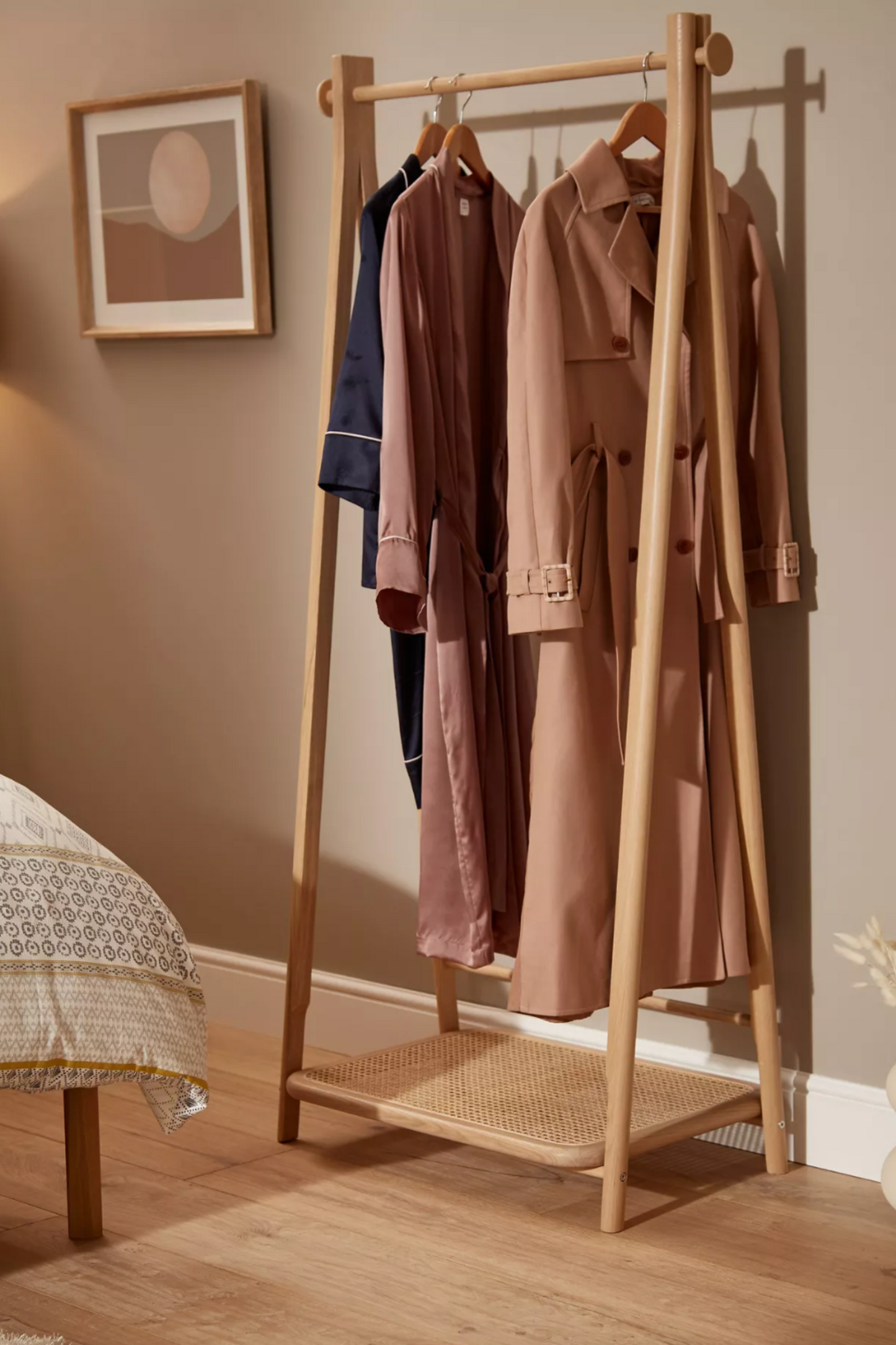 Rattan Clothes Rail