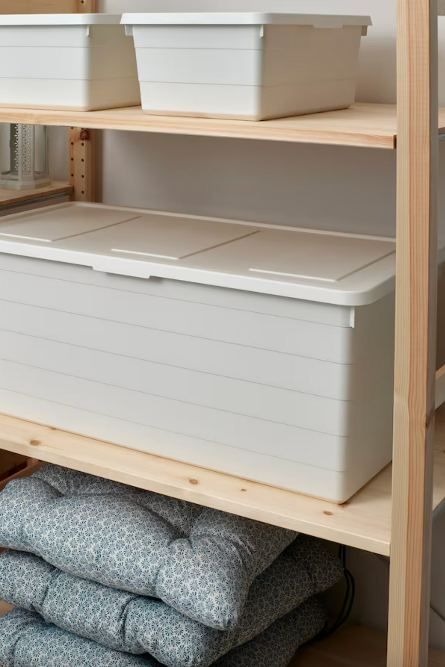 SOCKERBIT - Storage Box with Lid in White