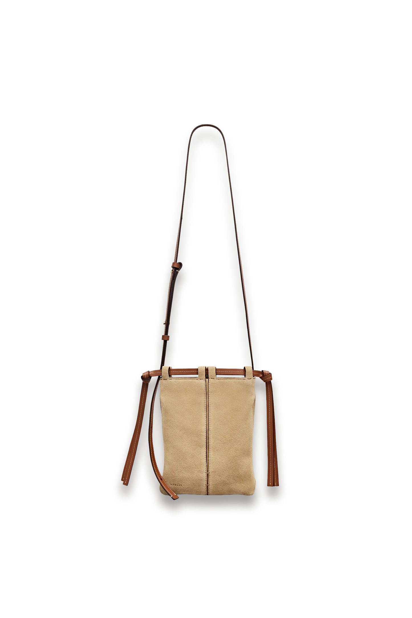 The Connaught Crossbody Bag in Suede