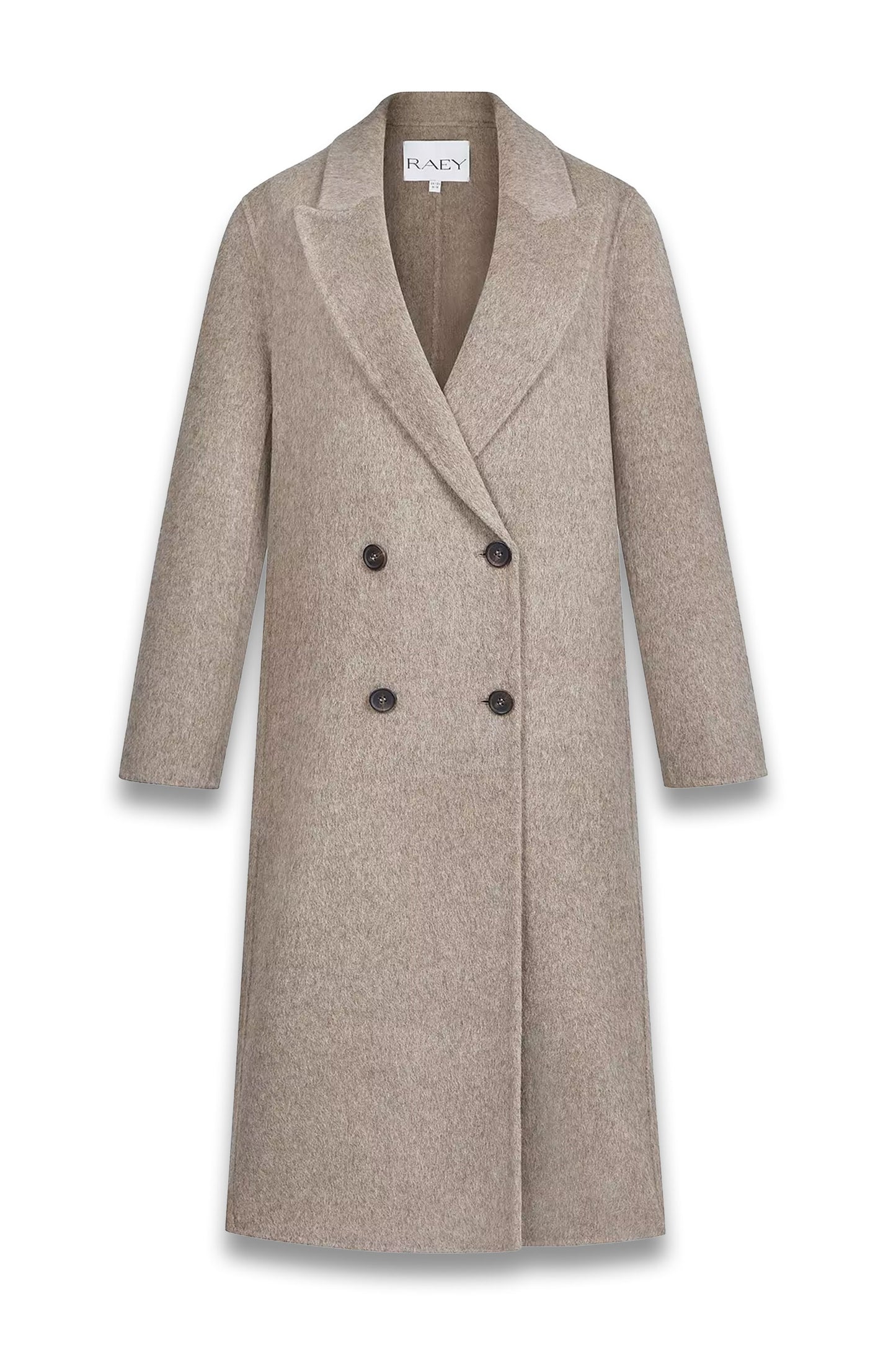 Double-Breasted Wool Coat