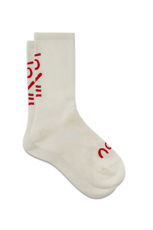 Love-intarsia Cotton-blend Socks