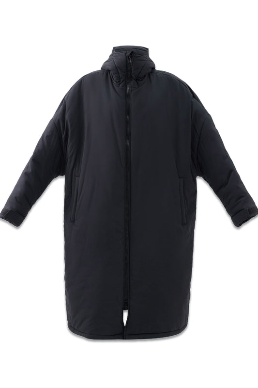 Long Padded Silk Coat