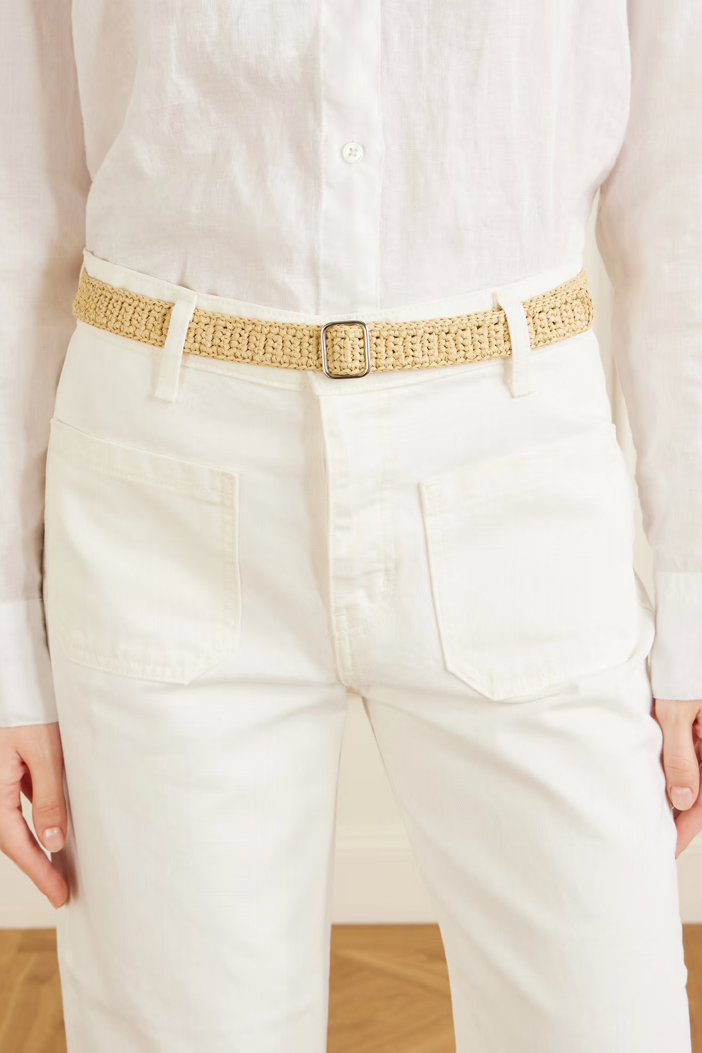 Mako Raffia Belt